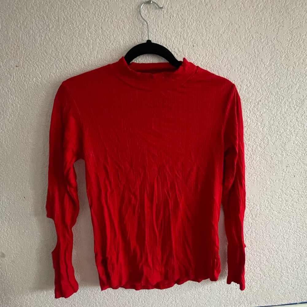 LNA Scarlet Ribbed Knitwear